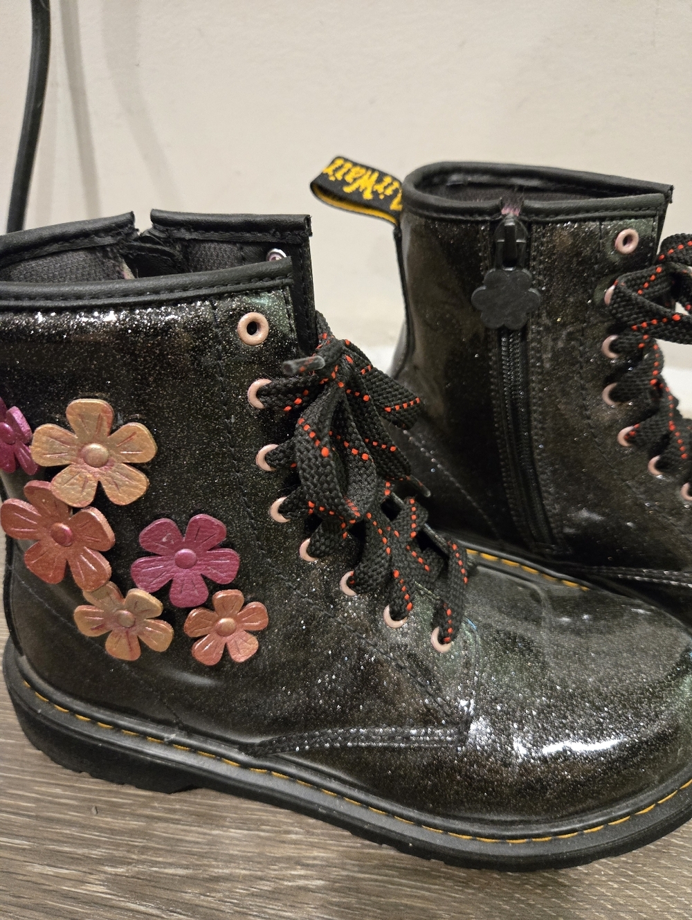 Dr. Martens Boots With Flower Accents - Picture 3 of 7